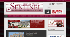 Desktop Screenshot of jacksoncountysentinel.net